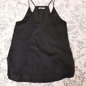 Tart Black Silk Dot Tank